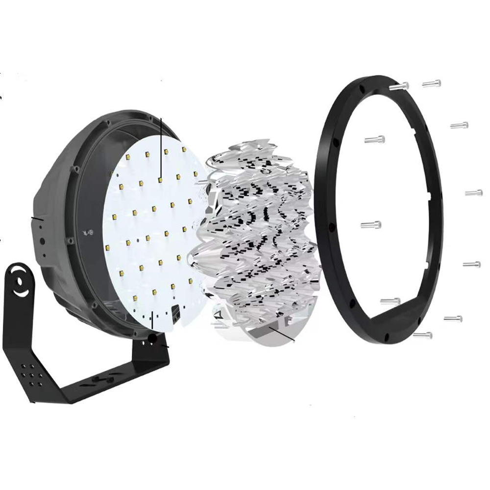 LED Collection - Driving Light HM-F016 exploded diagram