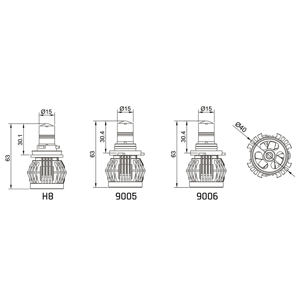 Laser Fog Light Bulbs HM-MD1-X