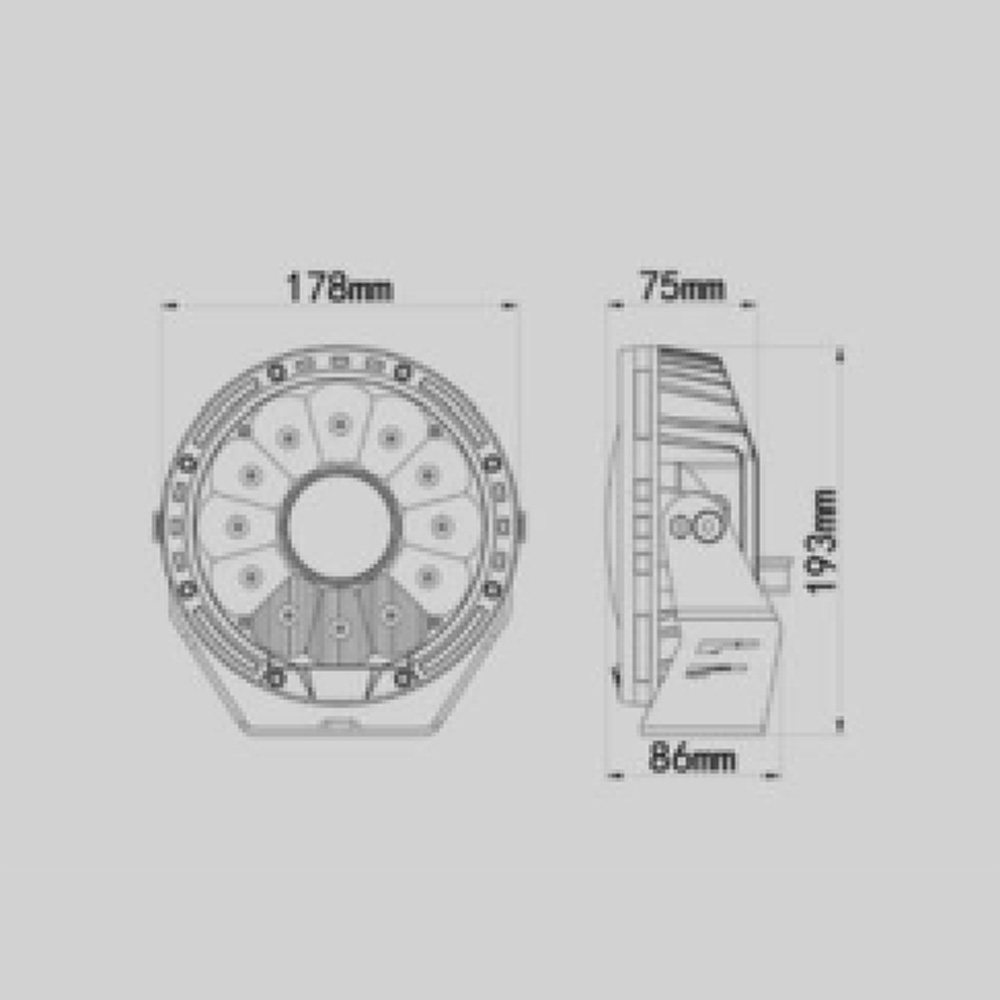 SMART CONTROL COLLECTION - DRIVING LIGHT HM-2117-DN