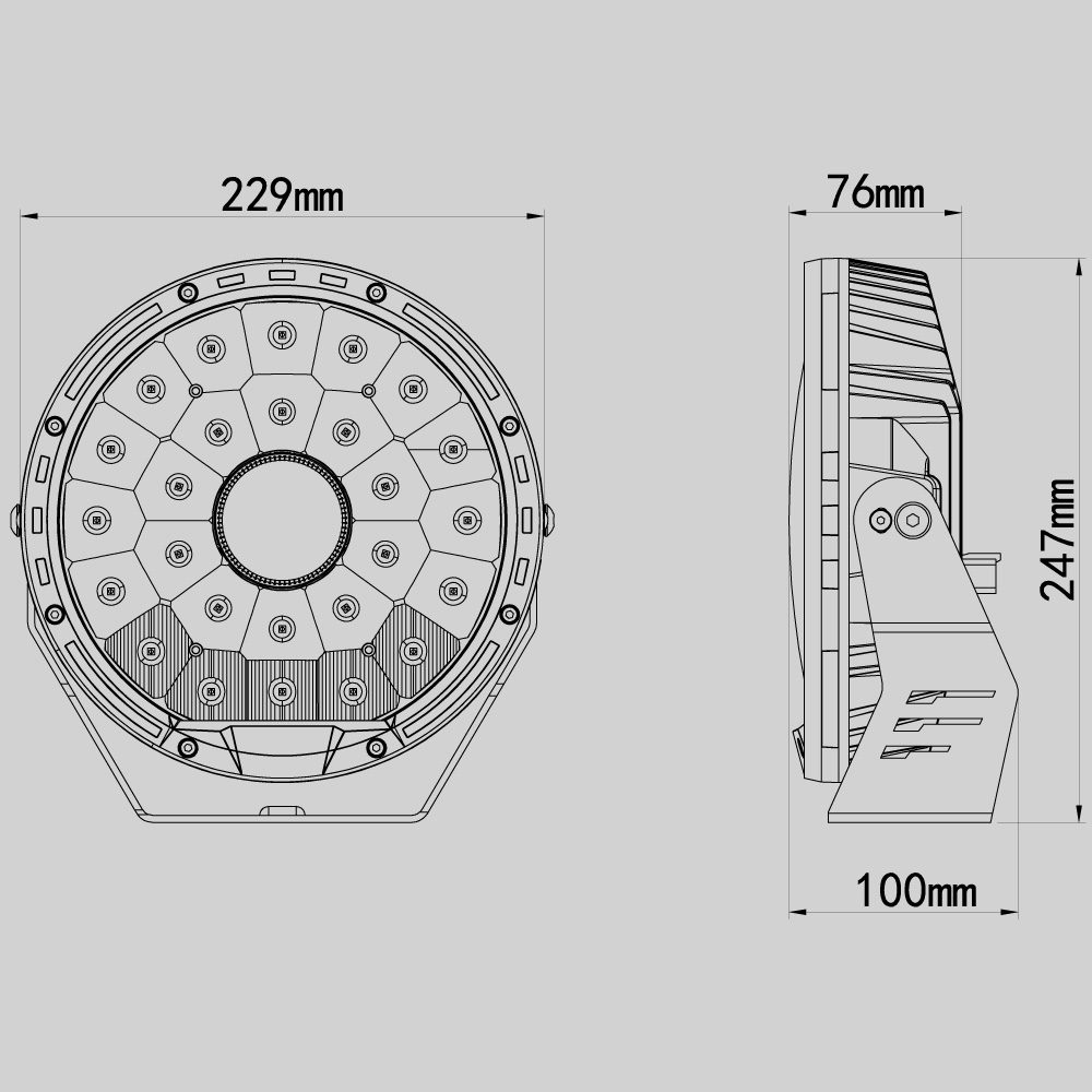 SMART CONTROL COLLECTION - DRIVING LIGHT HM-2118