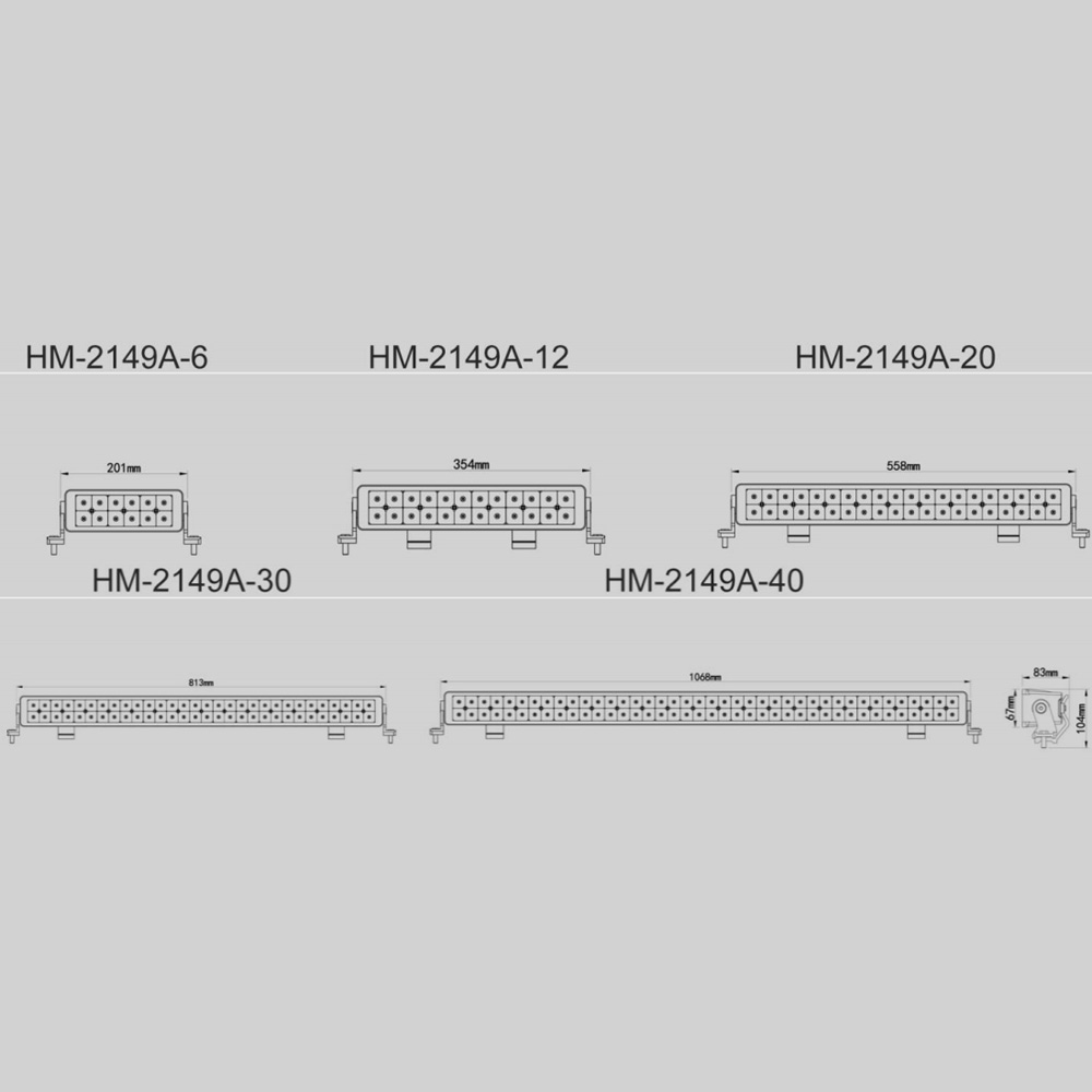 LED Collection - OSRAM LED Light Bar HM-2149A