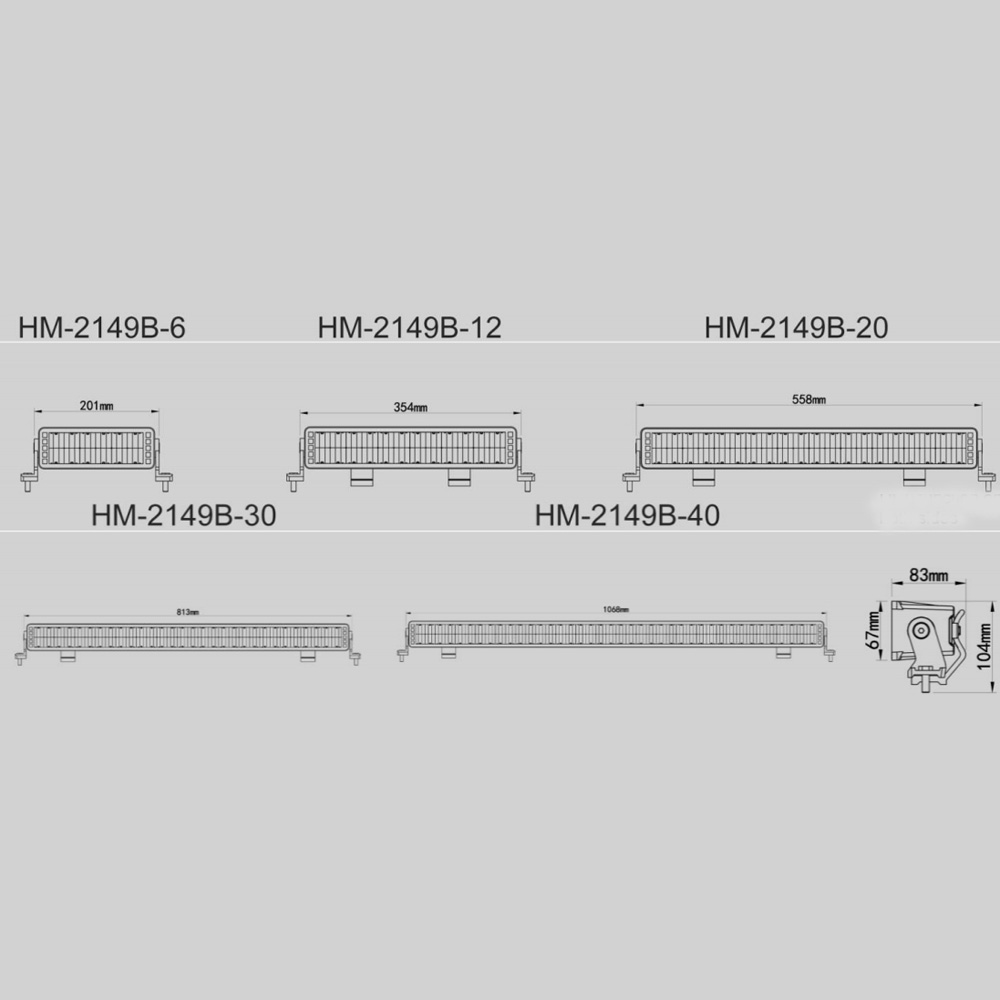 LED Collection - OSRAM LED Light Bar HM-2149B